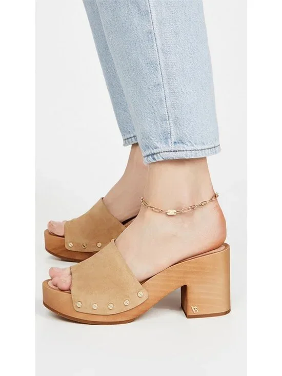 Veronica Beard Sz. 10 Desert Hannalee Suede Platform Sandals