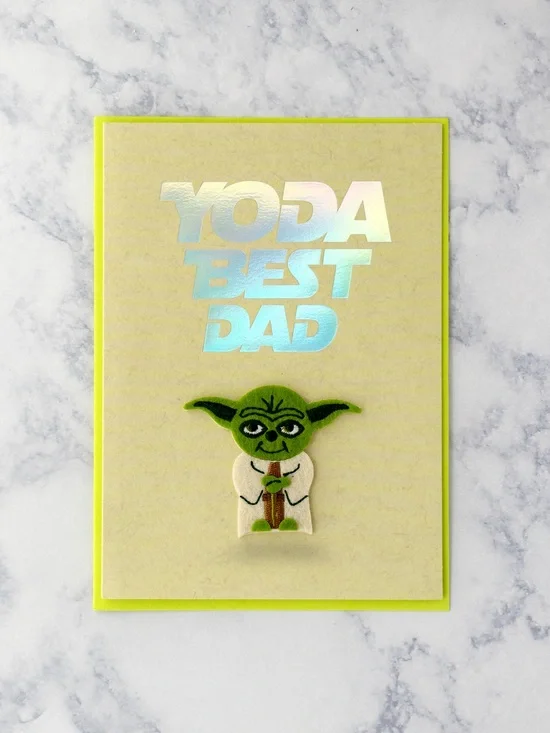 🆕Papyrus-Star Wars Yoda Father’s Day Card
