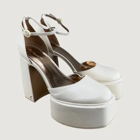 Circus NY Sam Edelman Platform‎ Mary Jane Heels 10  Ivory Retro Bratz Aesthetic