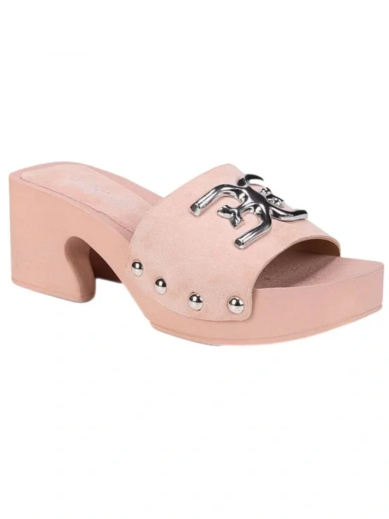 Sam Edelman Francina Platform Slide Sandal Pale Pink Size 8 New In Box