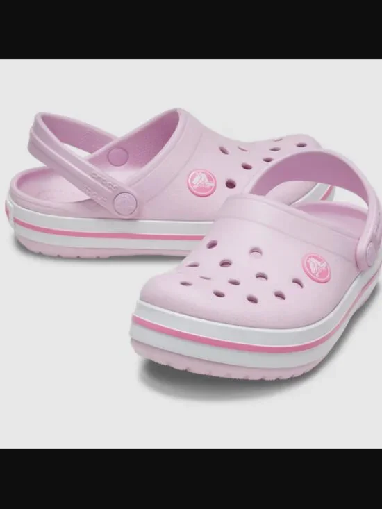 NWT CROCS Toddler Crocband Clog - Ballerina Pink - Size: C8