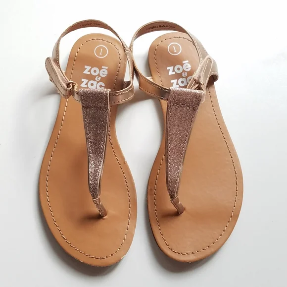 ZOE & ZAC Thong Sandals girls Size 1