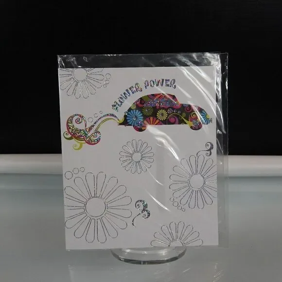 Flower Power CD Hits Of The 60s And Birthday Card