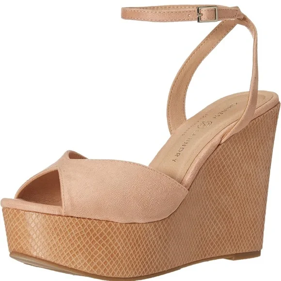 Chinese Laundry Women's Ankle Strap, Platform Wedge Sandal Sz 10M