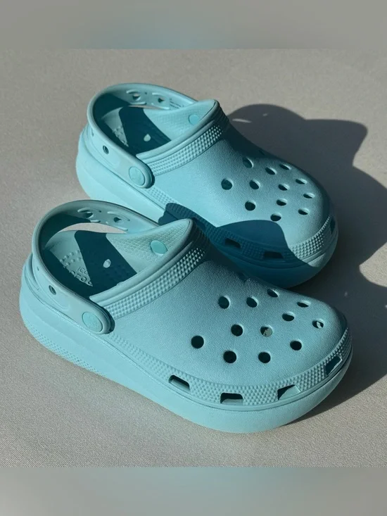 Crocs Kids Cutie Crush Platform Clog - Arctic Blue