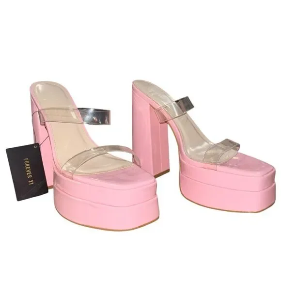 Forever‎ 21 Pink Platform Heels