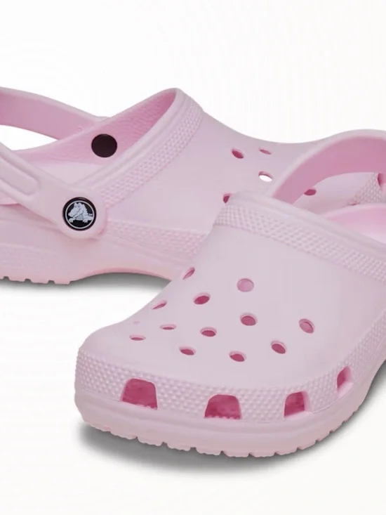 Kids Pink Clog Croc Sandals - Classic Comfort