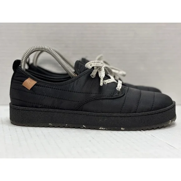 Cool‎ Planet Steve Madden Loungee Sneakers Women 7M Black Platform Comfort