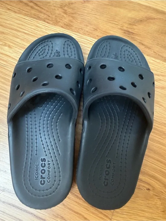 Kids Crocs Classic Slide Sandals Black | Unisex | Size 11c