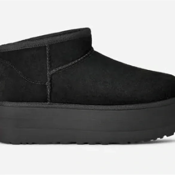 Uga Size 8 Ugg Black Mini Platform Black 8