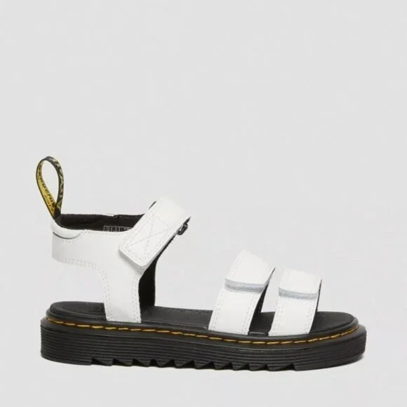 DR. MARTENS KLAIRE‎ LEATHER STRAP SANDALS