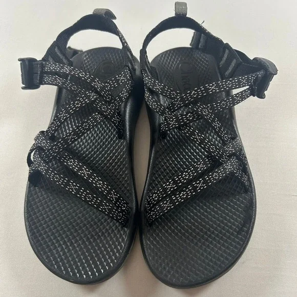 Chaco Sandals Kids 3 Black ZX/2 Hugs And Kisses Strappy Ecotread Sport J180152