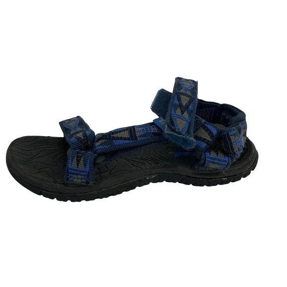 Teva Hurricane XLT2 Sport Sandals Kids Size 12 Blue Excellent Geometric Strappy