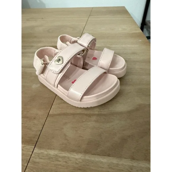Steve‎ Madden Kids Pink Sandals Size 6 Toddler Strap Comfort Sandals NEW
