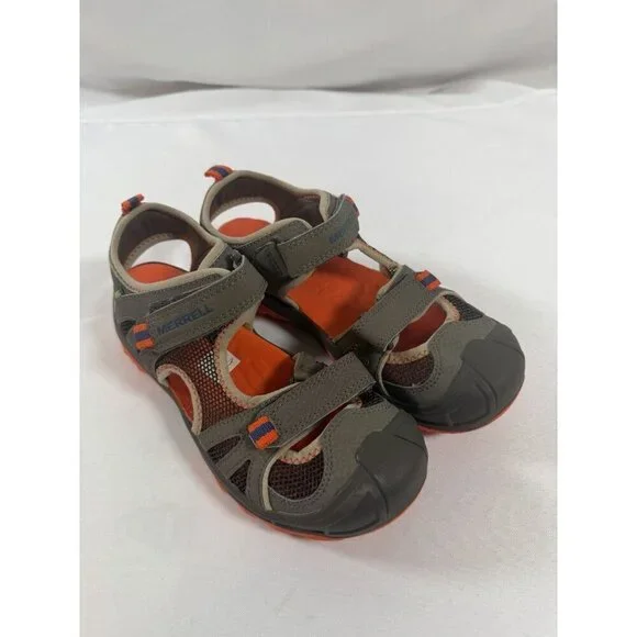 Size 4M Merrell Hydro Rapid Leather Water Sandals Big Boys