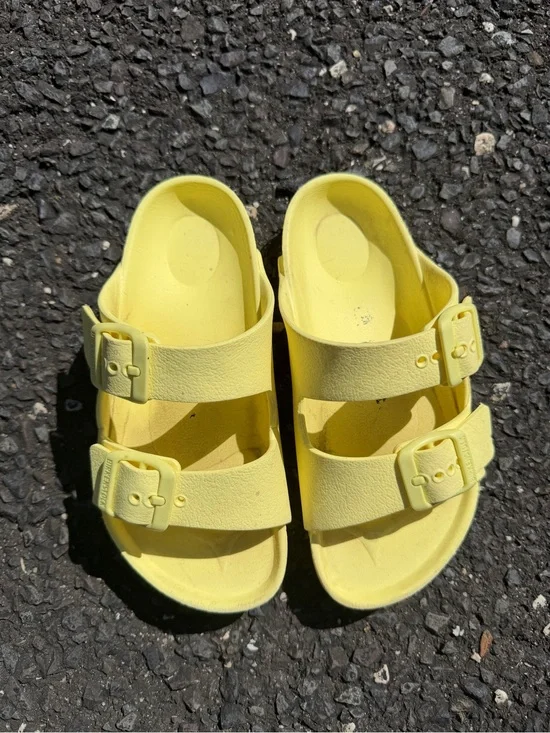 Birkenstock Kids Yellow Double-Strap EVA Sandals