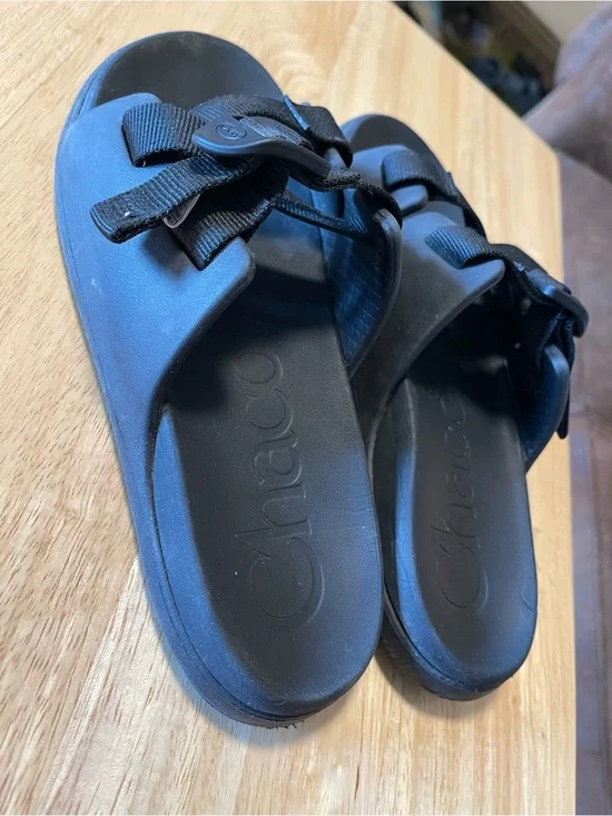 Chaco Kids Chillos Slides Sandals Active Blue Navy Adjustable JCH180313 Kids 6