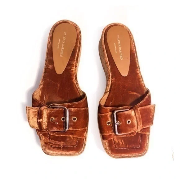 Paloma Barcelo Suede Sandals