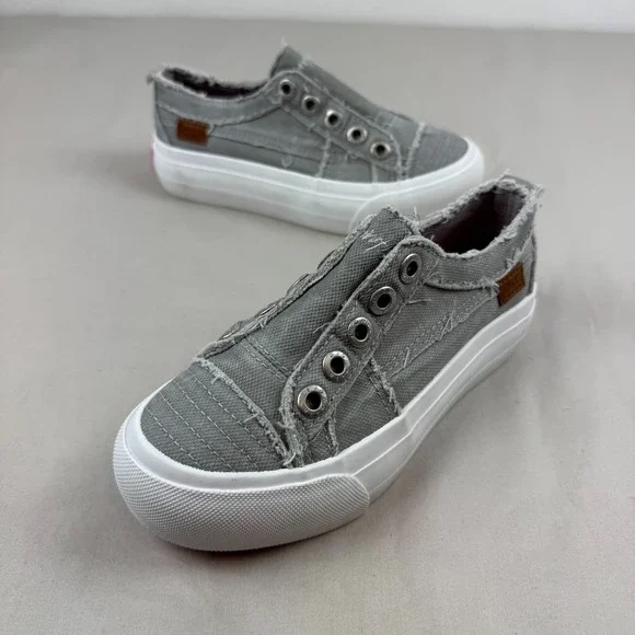 BLOWFISH MALIBU SADIE-K Kids Childrens Girls‎ Platform Sneaker Shoe Gray - 13C