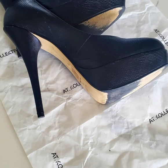 Sexy woman pumps. Aldo. Size 40. Black. Hills 6 inches. platform 1.5 inch