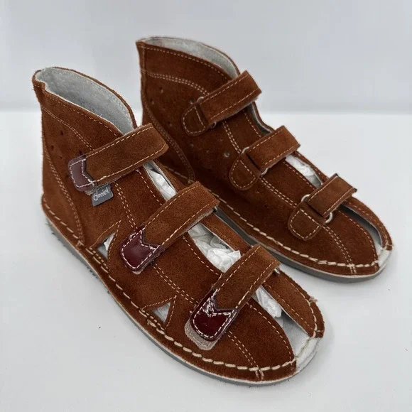 Daniel Preventive  Shoes Size 12-12.5 EU 30 Brown Suede Summer Sandals‎ Support