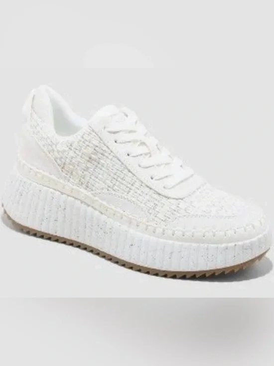 Universal Thread White Platform Knit Sneaker