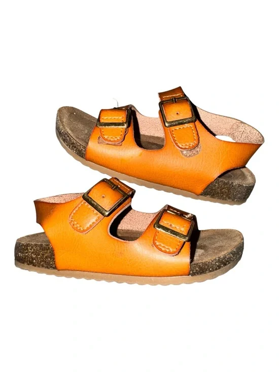 Cat & Jack Orange Double-Buckle Kids Sandals
