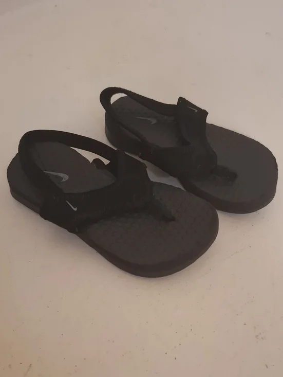 Nike Kids Black Backstrap Flip Flop Sandals
