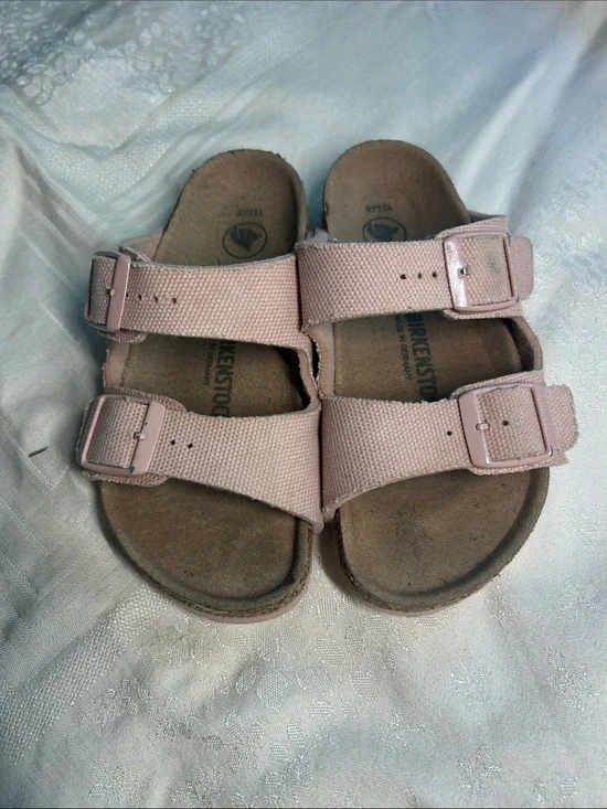 Birkenstock Kids Light Pink Double-Strap Sandals size 11.5
