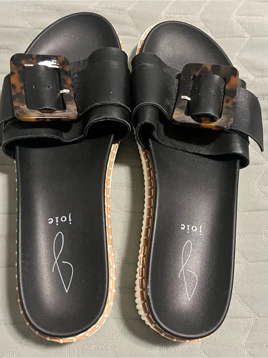 JOIE LYLA WOMENS BUCKLE SLIP ON SANDALS SIZE 9,5