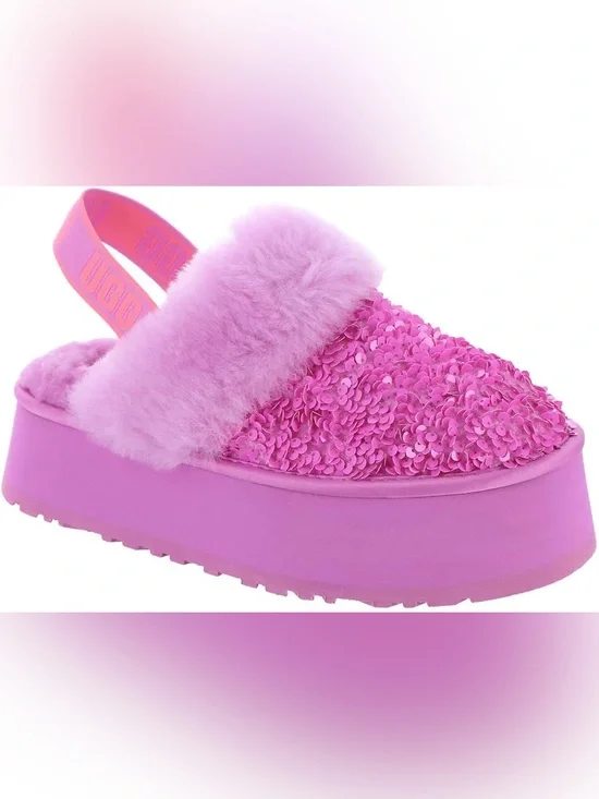 UGG Women's Funkette Chunky Sequin slippers in the 