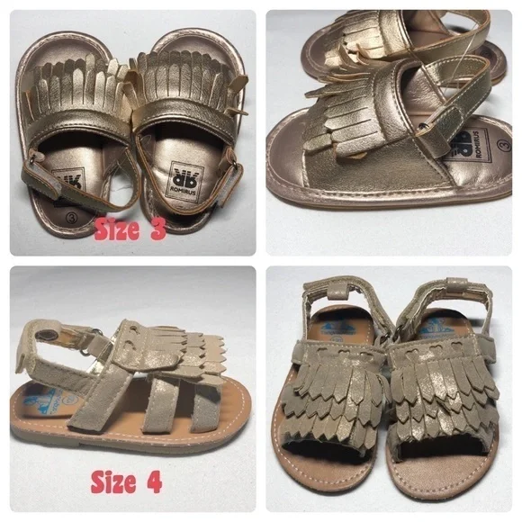 2️⃣ Pairs of Baby Moccasin Sandals!