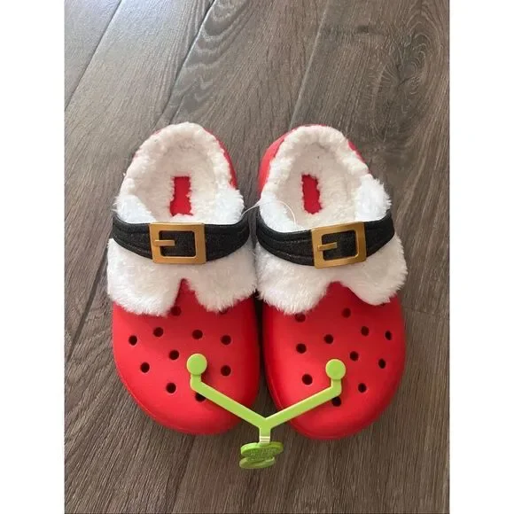 Crocs Unisex-Child Classic Holiday Lined Clogs