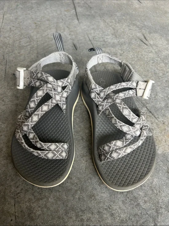 Chaco Kids Gray Strappy Sandals
