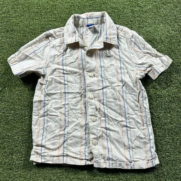 Old Navy Boys Short Sleeve Button-Down Shirt Size 5T