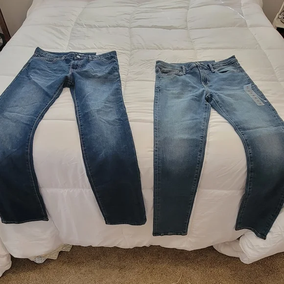 2 Pairs Old Navy Jeans size 16 1 Straight & 1 Skinny nwt. Girls sz tween