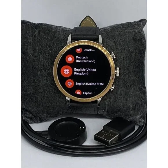 Fossil Gen 4 Authentic Digital Dial Smart Watch Custom Band FTW6016 DC919
