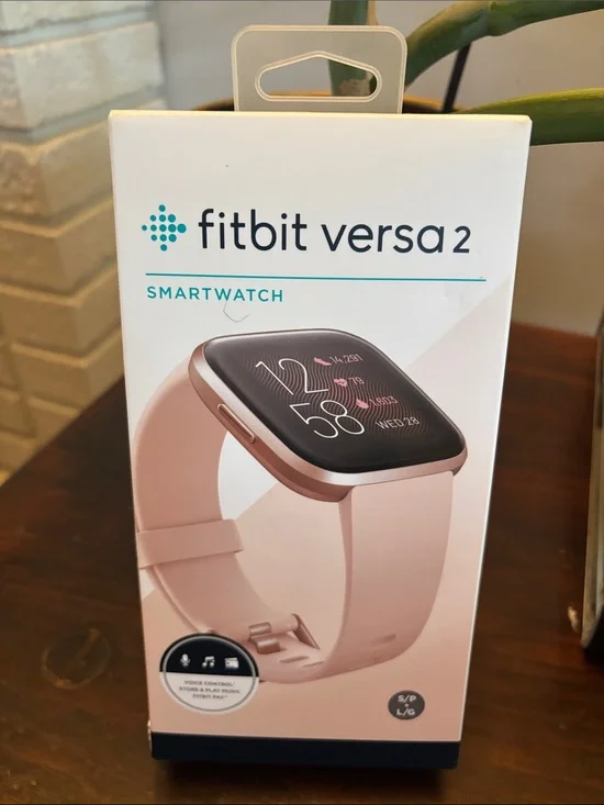 Fitbit Versa 2 Smartwatch - Rose Pink - New In Box
