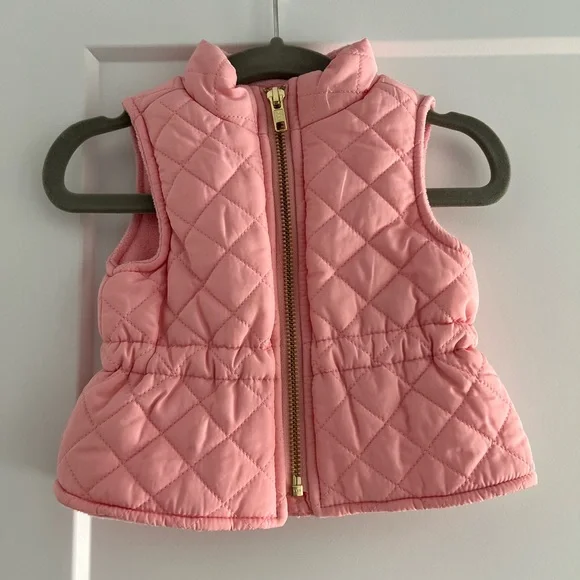 Old Navy Pink Puffer Vest