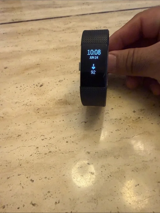 fitbit Charge Heart Rate Fitness Tracker in Black