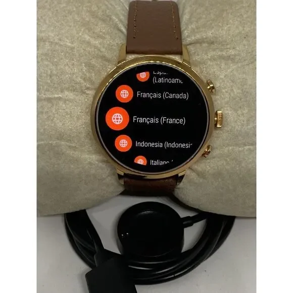 Fossil Gen 4 Authentic Digital Dial Smart Watch Custom Band FTW6018 BA164