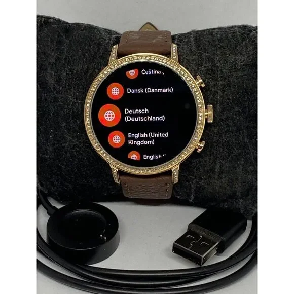 Fossil Gen 4 Authentic Digital Dial Smart Watch Custom Band FTW6011 LT447