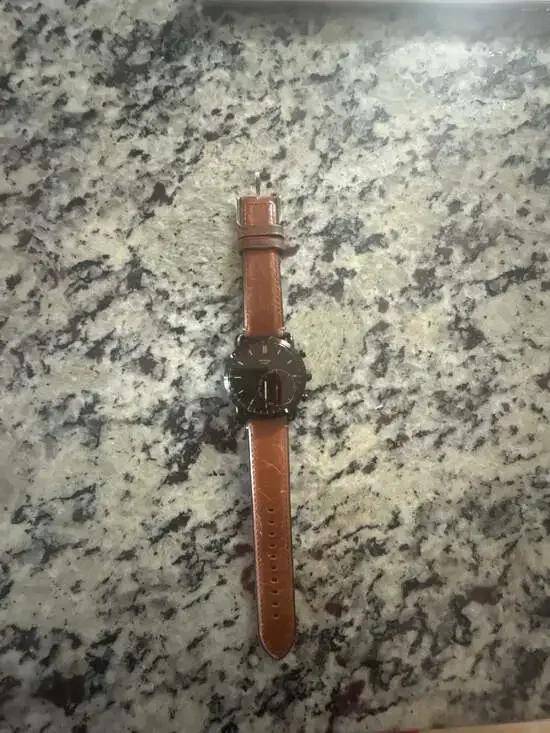 Fossil Hybrid Smartwatch FTW1149 with Brown Leather Strap