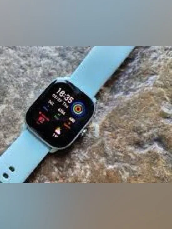 Amazfit GTS 4 Mini smartwatch in Mint Blue