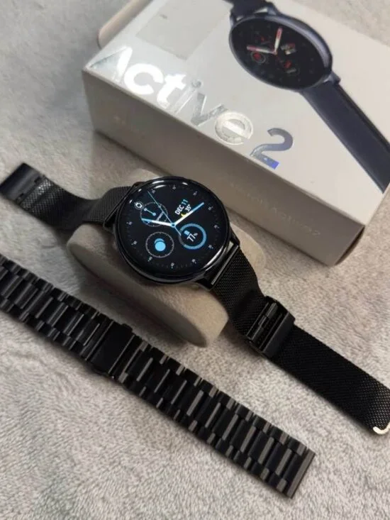 Samsung Galaxy Watch Active 2 44mm LTE Stainless Steel Workouts To Formal Events