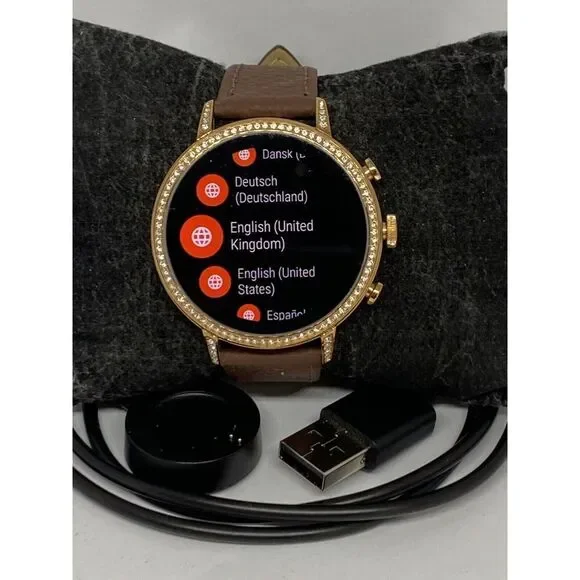 Fossil Gen 4 Authentic Digital Dial Smart Watch Custom Band FTW6011 LT429