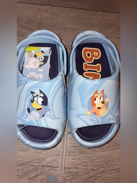 Bluey Kids Size 12 Sandals Slingback Open Toe Brand New W Tags
