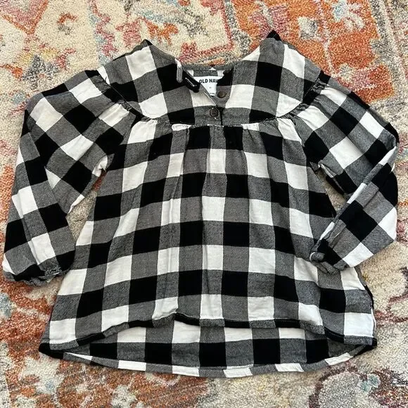 Old Navy Toddler Plaid Blouse