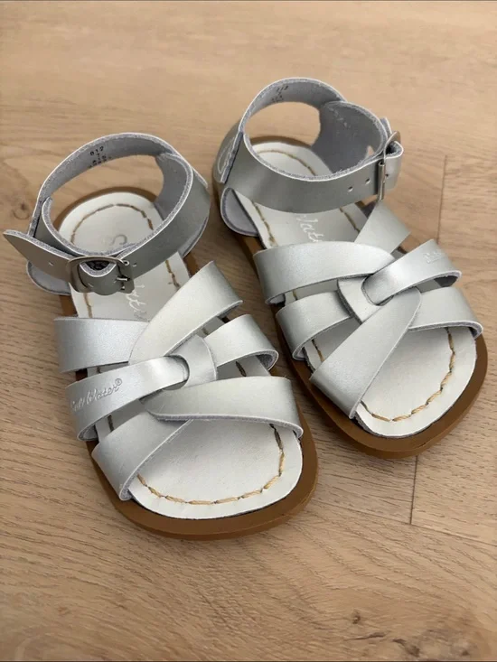 Salt Water Sandals - toddler - silver