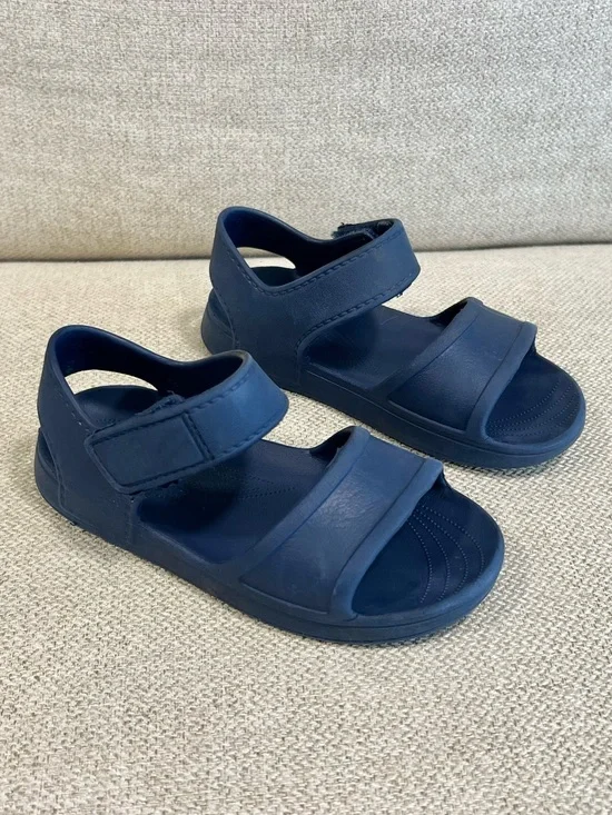 Wonder Nation Toddler EVA Sandals Navy Size 9-10 Water Beach Shoes